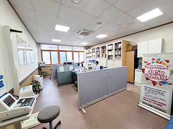 금연상담실 진료실 내부 전경