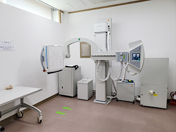 영상의학실 내부 전경