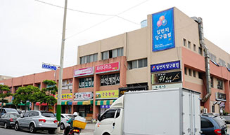 봉산시장 주변 전경모습