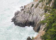 초도 상술바구 절벽