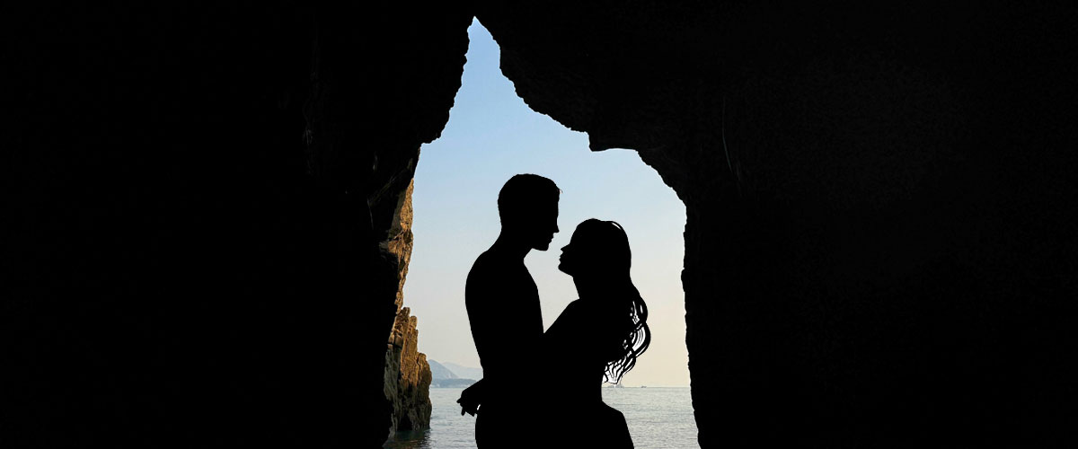 금오도 비렁길 함구미선착장 ~ 두포 ~ 직포 ~ 학동 ~ 심포 ~ 장지, 금오도 유송리에 있는 함구미선착장에 관광지 마크 표시한 지도