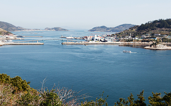 멀리서 바라본 거문도