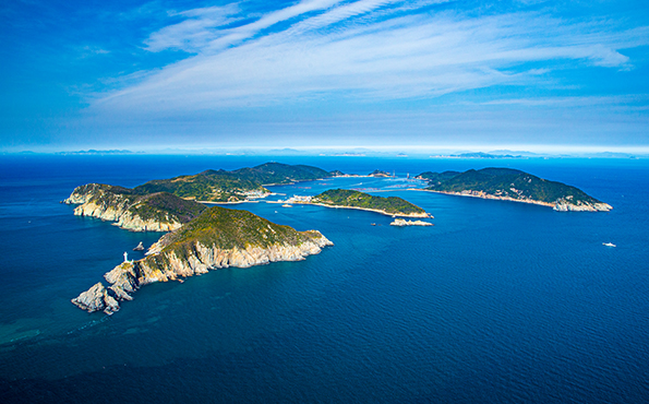 멀리서 바라본 거문도