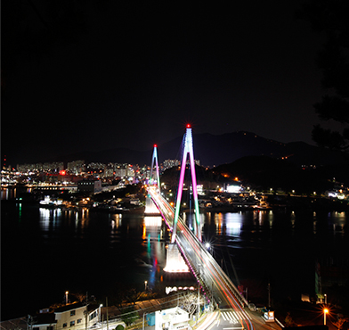 돌산대교 야경